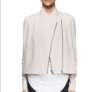• Helmut Lang • Beige Double-zip Soft Sweatshirt Jacket